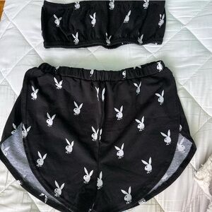 PLAYBOY Black Intimates Set
